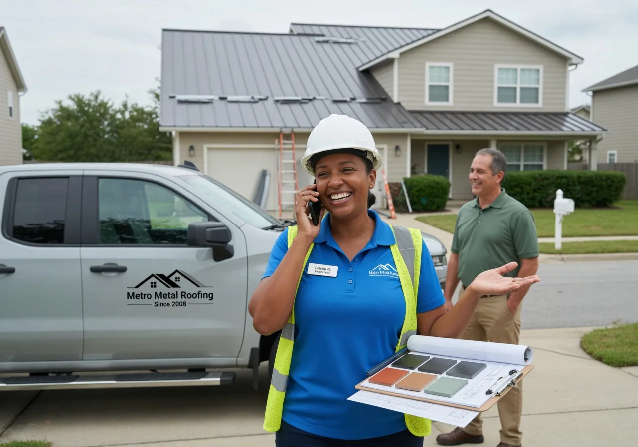 Storm Damage Metal Roof Repair in Lovelady, TX